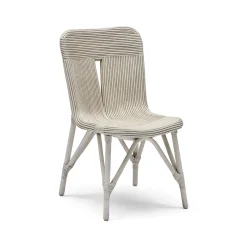 Clearance Horgans Nusa Dining Chair White Rattan