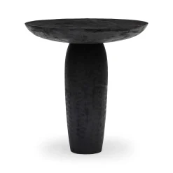 Hot Horgans Oliver Timber Side Table Black
