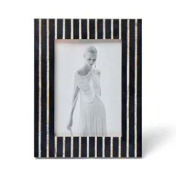Fashion Horgans Omari Photo Frame 4 x 6 Black & Natural