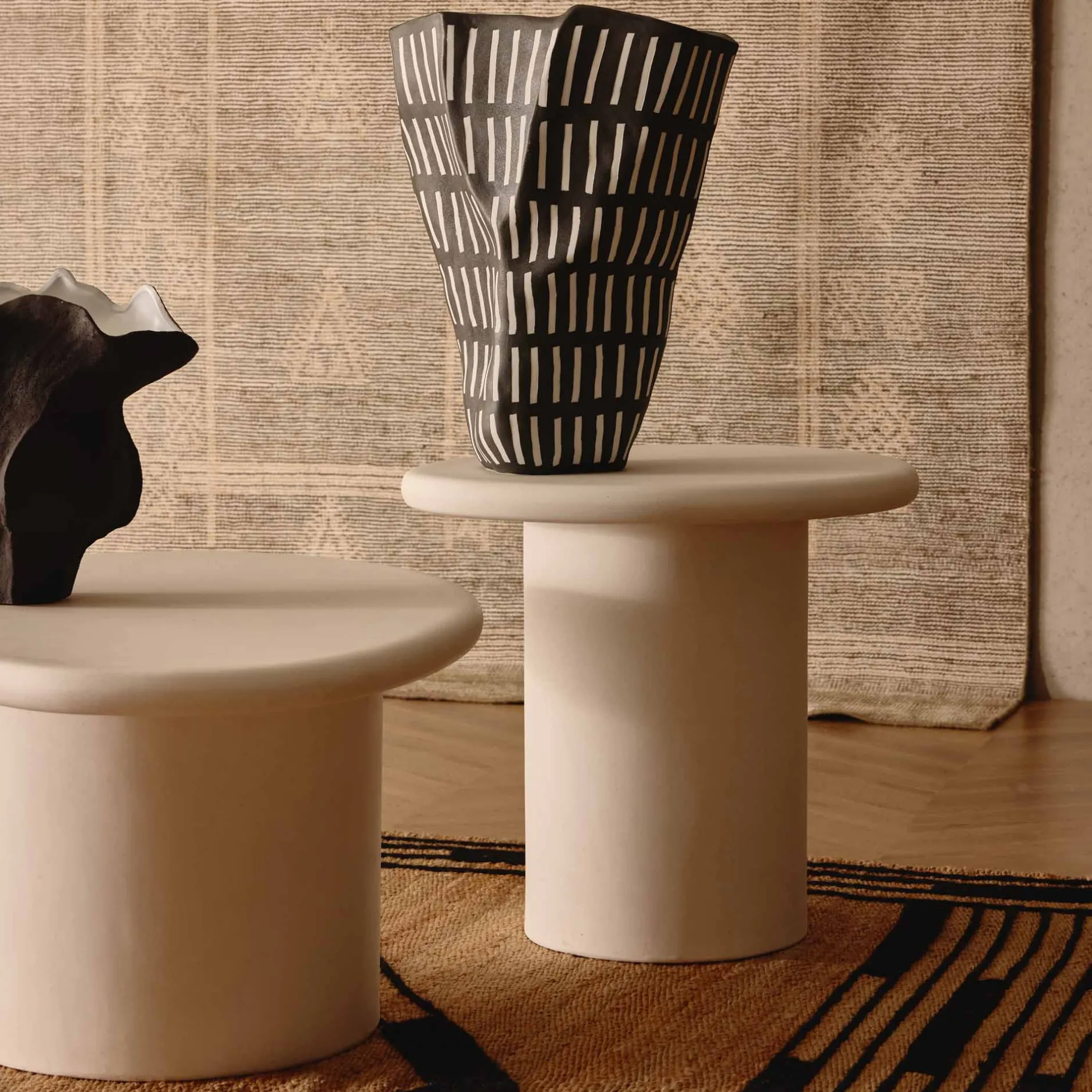 Discount Horgans Onde Outdoor Side Table White