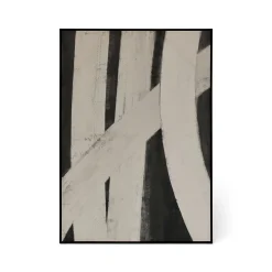 Outlet Horgans Orso Framed Wall Art White & Black
