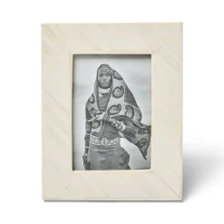 New Horgans Osage Photo Frame 5 x 7 White Bone