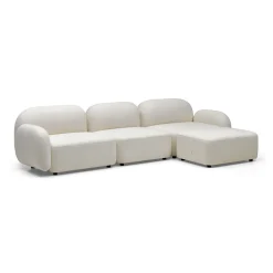 Discount Horgans Oslo Modular Sofa 3 Seat with Ottoman Frosted Ivory