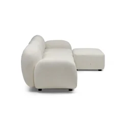 Discount Horgans Oslo Modular Sofa 3 Seat with Ottoman Frosted Ivory