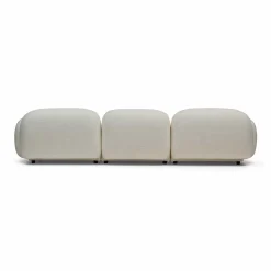 Discount Horgans Oslo Modular Sofa 3 Seat with Ottoman Frosted Ivory
