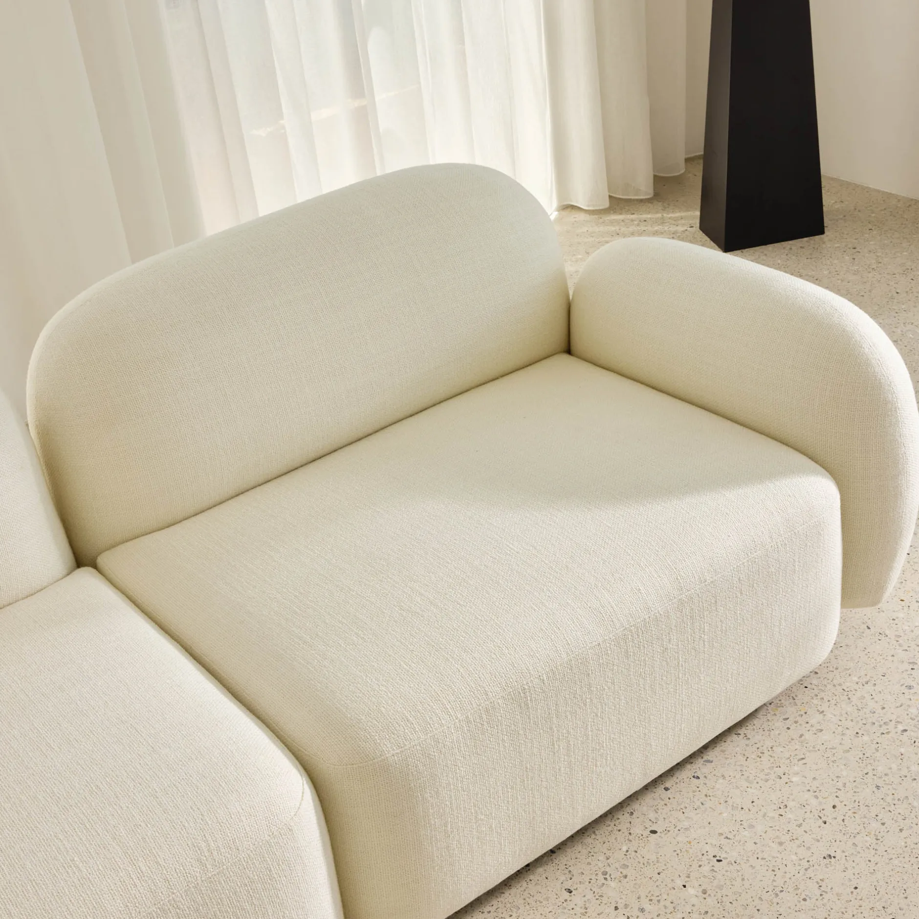 Discount Horgans Oslo Modular Sofa 2 Seat Frosted Ivory