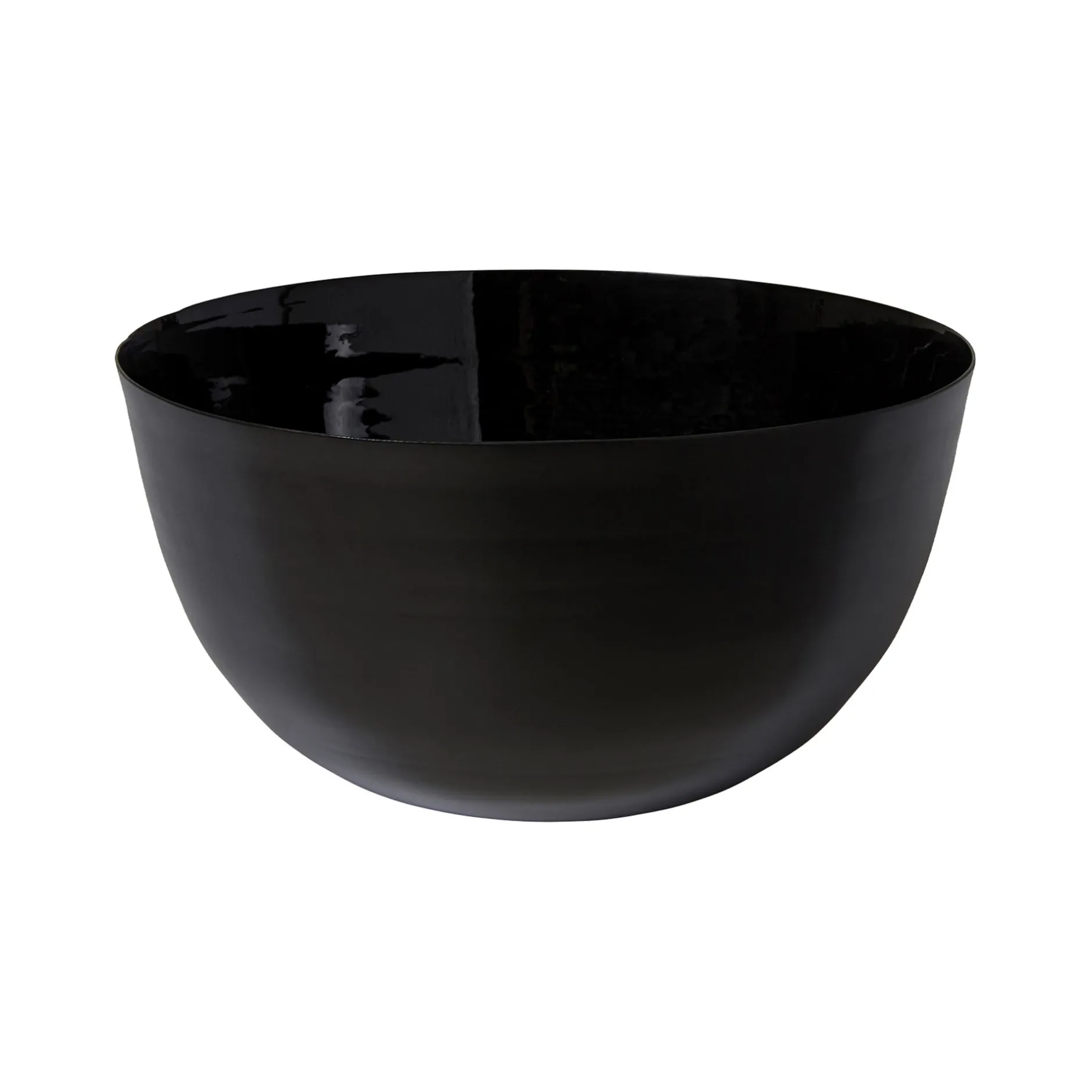 Hot Horgans Otto Enamel Bowl Black Enamel