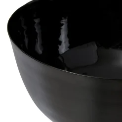 Hot Horgans Otto Enamel Bowl Black Enamel