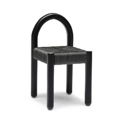 Online Horgans Outdoor Chair Woven Sample A Black