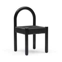 Hot Horgans Outdoor Chair Woven Sample B Black