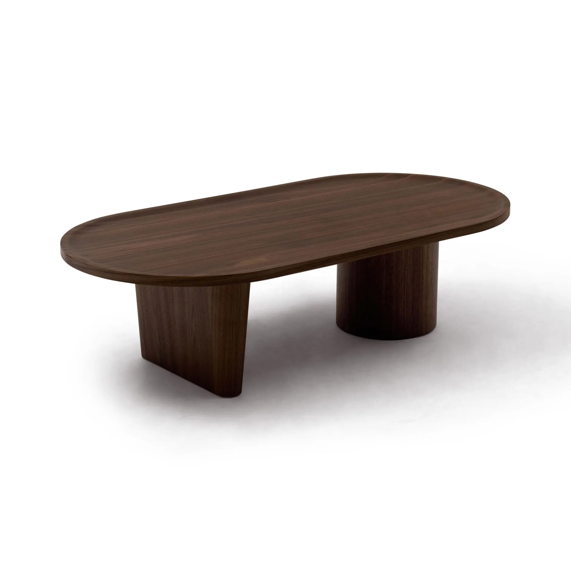 Best Horgans Oval Coffee Table Sample Walnut