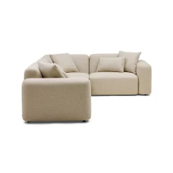 Outlet Horgans Pascal Modular Sofa 4 Seat Corner Biscuit