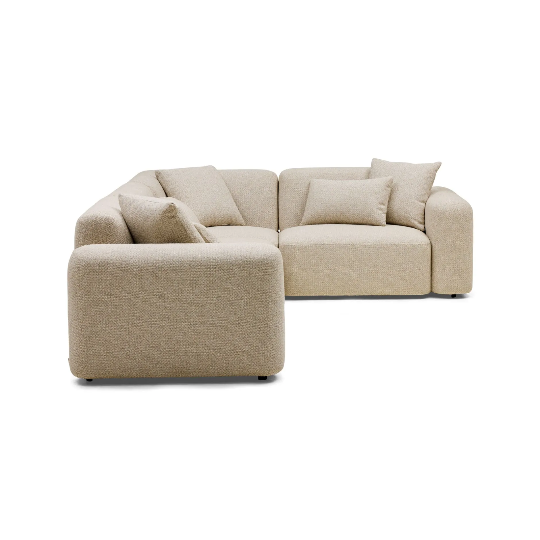 Outlet Horgans Pascal Modular Sofa 4 Seat Corner Biscuit