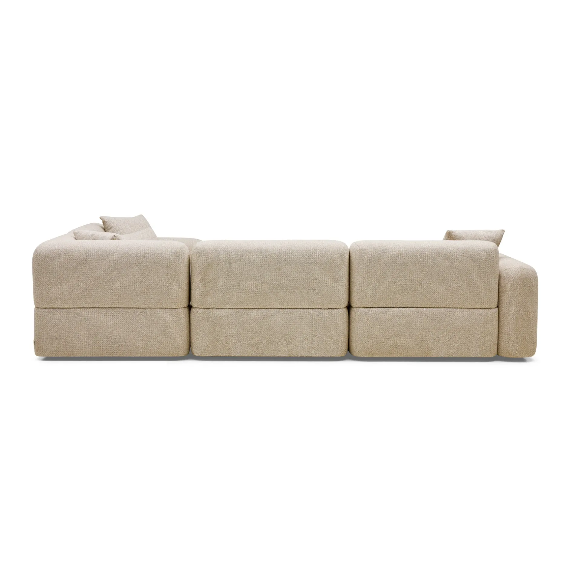 Outlet Horgans Pascal Modular Sofa 4 Seat Corner Biscuit
