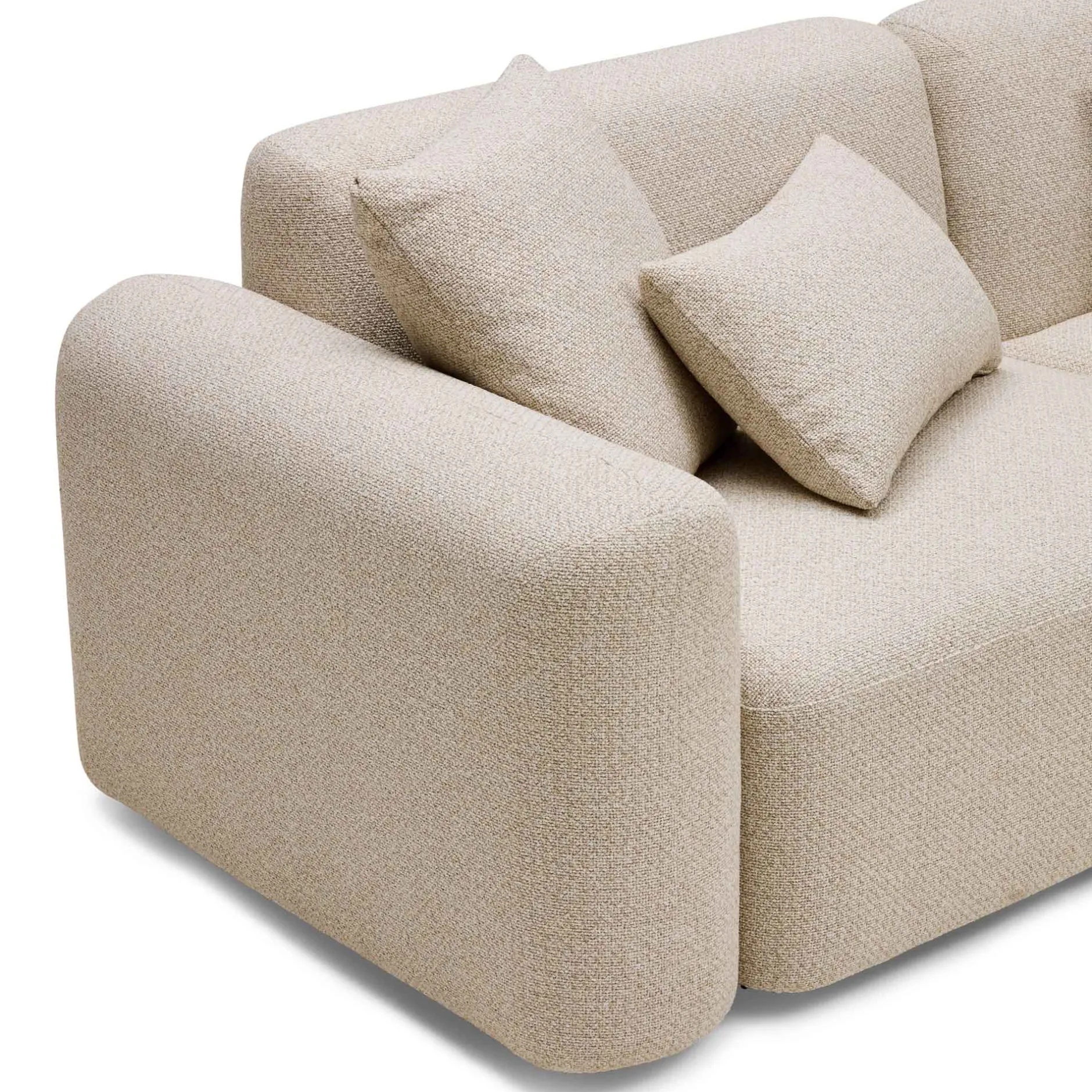 Outlet Horgans Pascal Modular Sofa 4 Seat Corner Biscuit