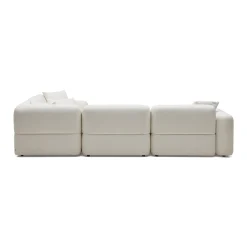 Online Horgans Pascal Modular Sofa 4 Seat Corner Ivory White