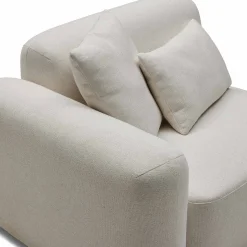 Best Horgans Pascal Modular Sofa 2 Seat Ivory White