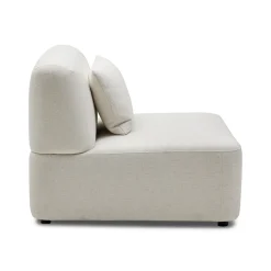 Fashion Horgans Pascal Sofa Chair Ivory White