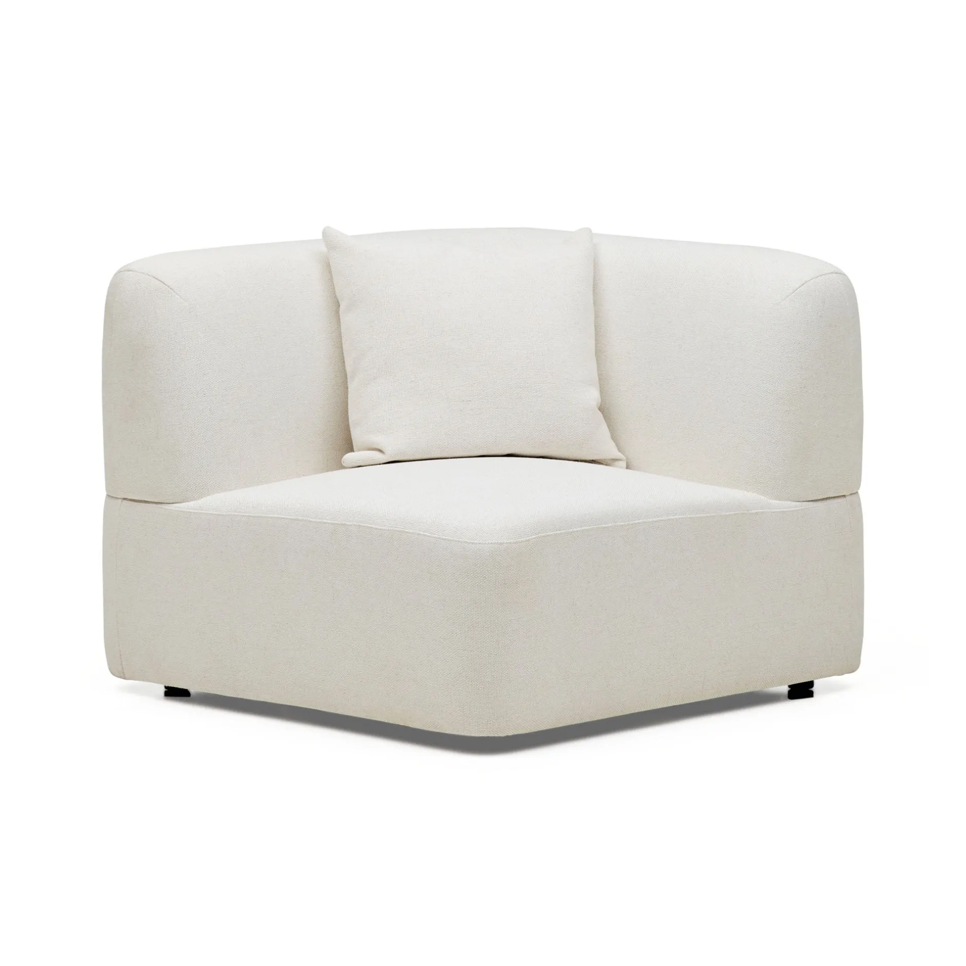 Hot Horgans Pascal Sofa Corner Ivory White