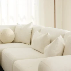 Hot Horgans Pascal Sofa Corner Ivory White
