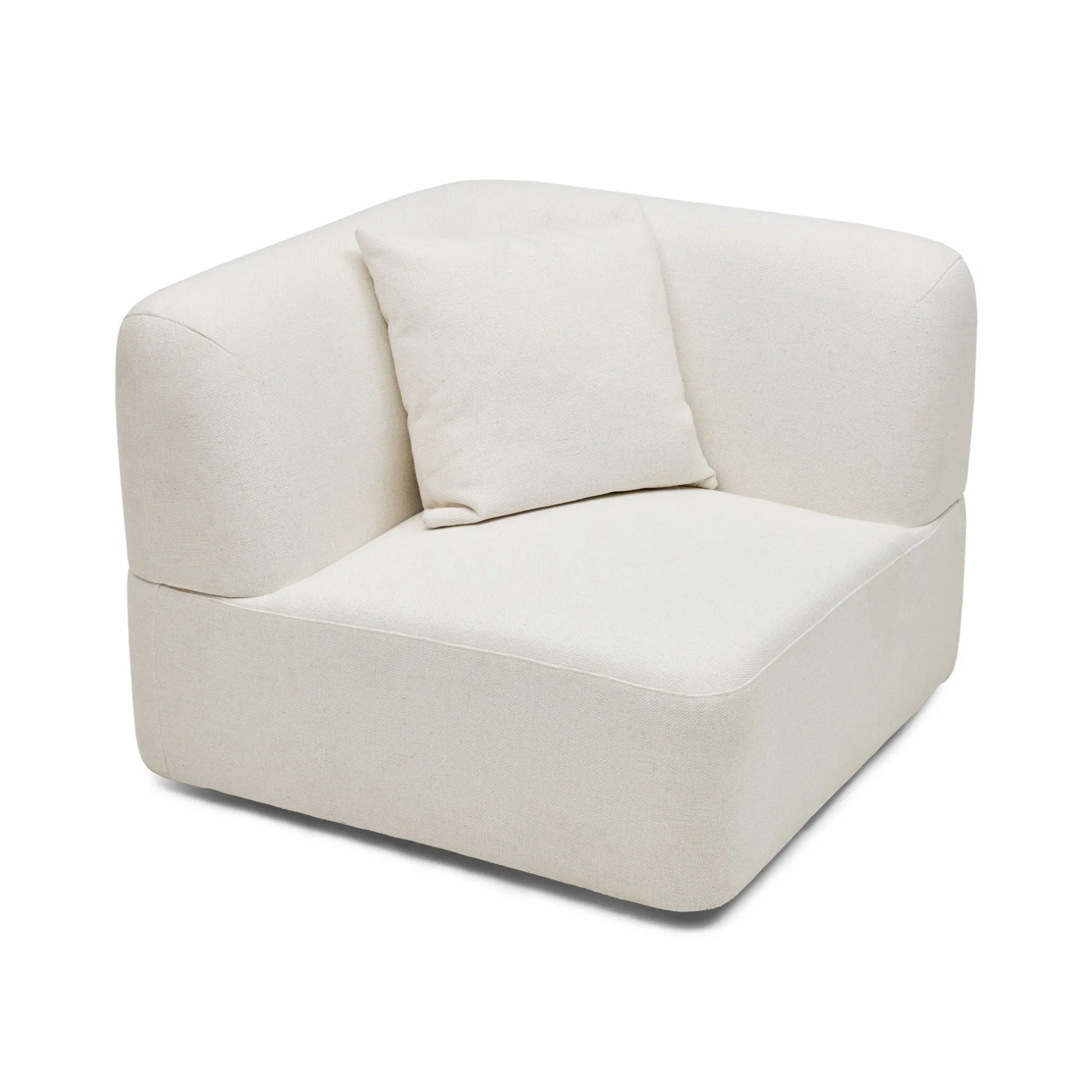 Hot Horgans Pascal Sofa Corner Ivory White