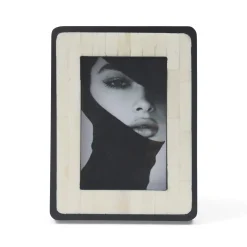 Fashion Horgans Pavo Photo Frame 4 x 6 White & Black
