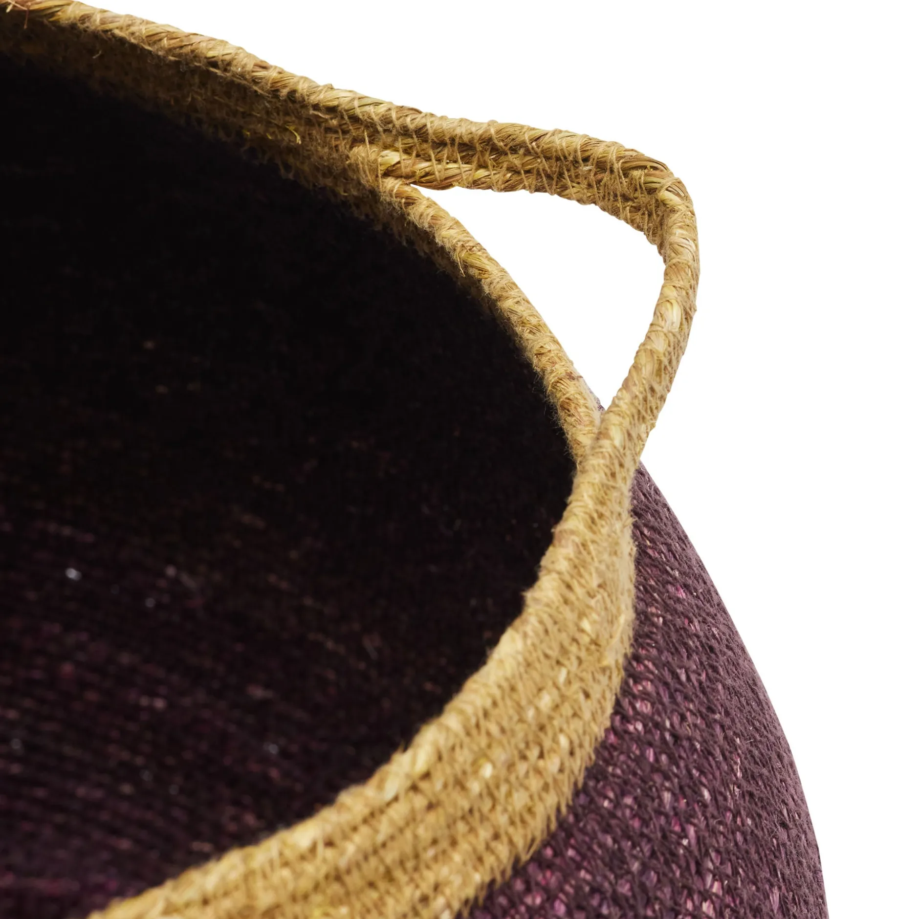 Hot Horgans Peta Baskets Set 2 Mauve & Mustard