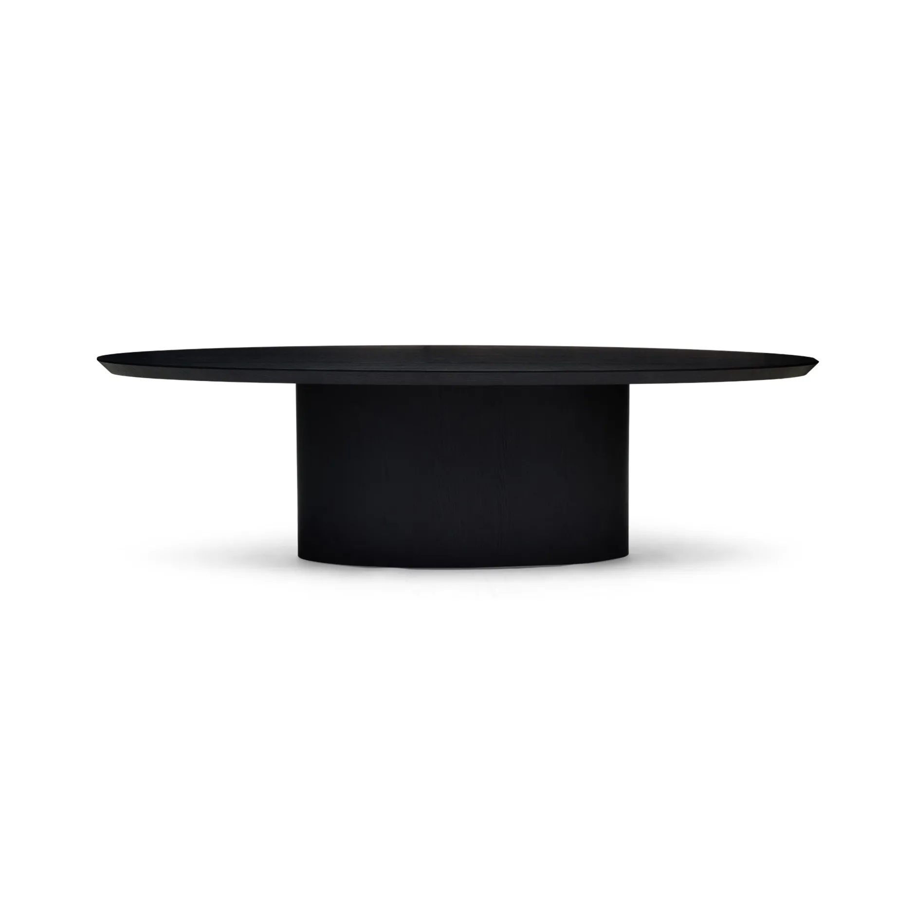 New Horgans Pippa Oval Dining Table Small Black