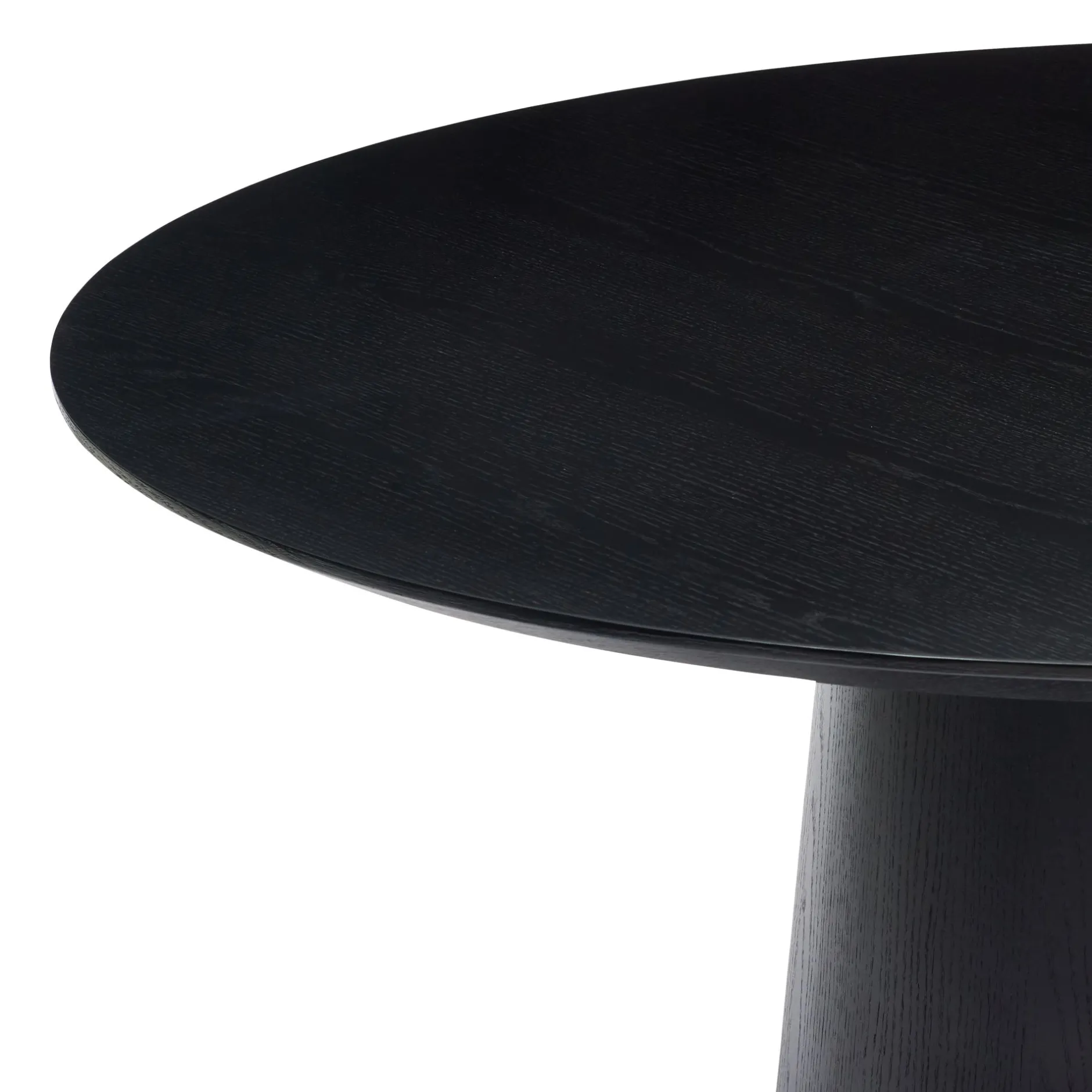 Online Horgans Pippa Round Dining Table Large Black