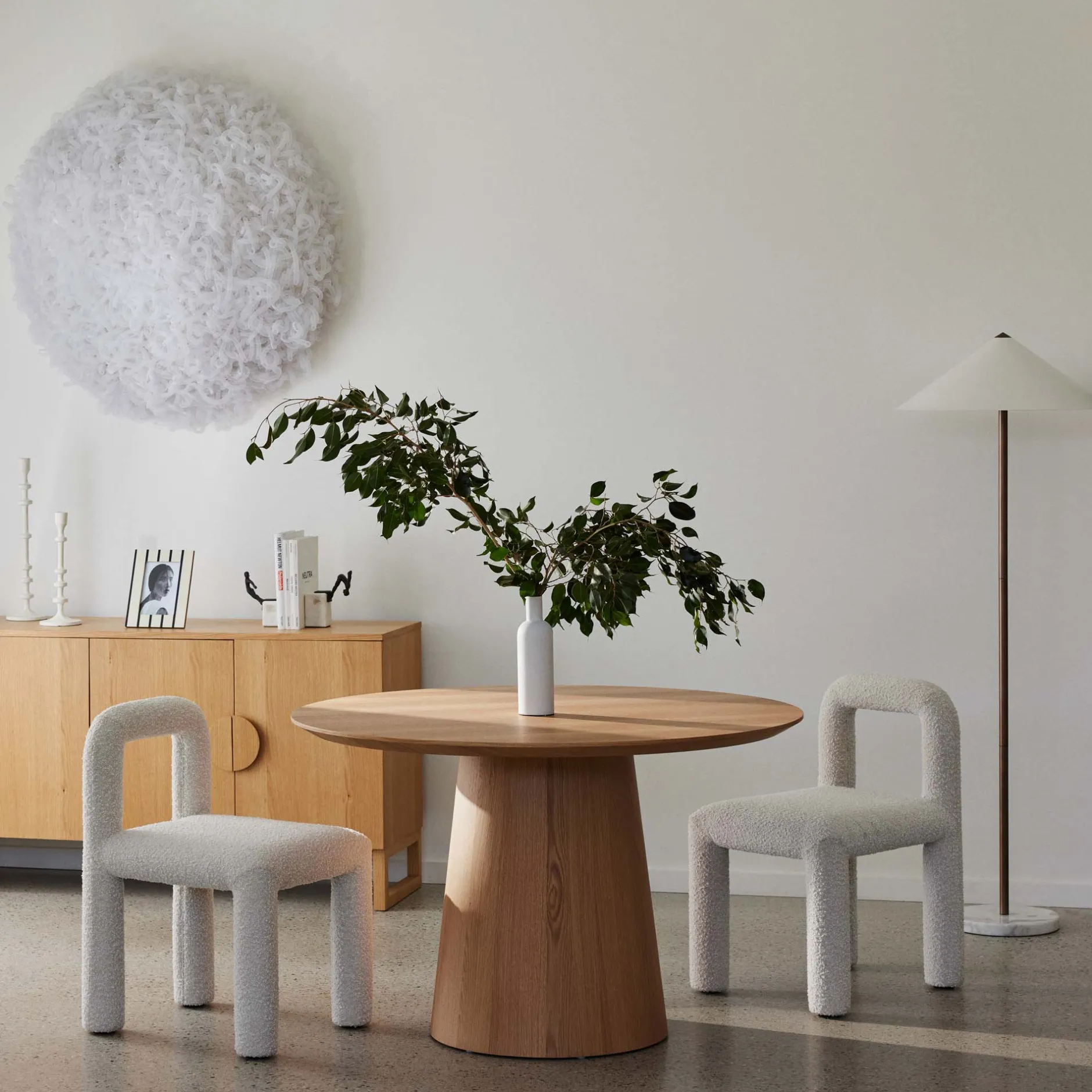 Discount Horgans Pippa Round Dining Table Small Natural