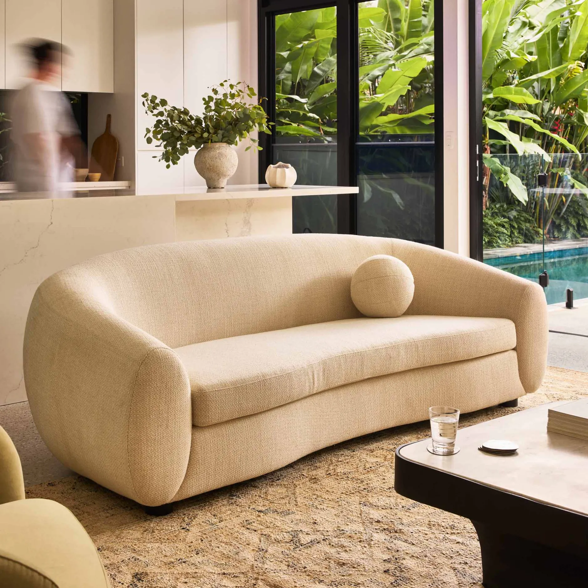Best Horgans Plume Sofa Sesame