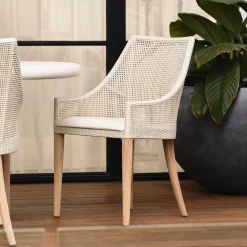 Best Horgans Remi Outdoor Dining Chair White