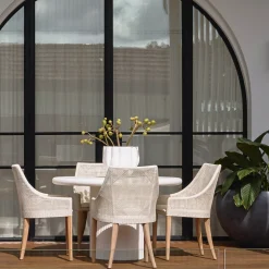 Best Horgans Remi Outdoor Dining Chair White