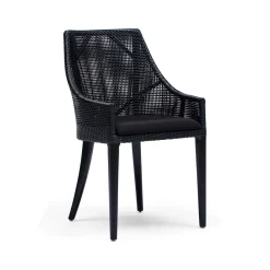 Clearance Horgans Remi Outdoor Dining Chair Ebony