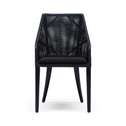 Clearance Horgans Remi Outdoor Dining Chair Ebony
