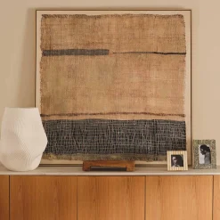 Outlet Horgans Rhea Framed Wall Art Natural & Black