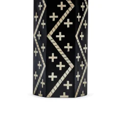 Online Horgans Riva Bone Inlay Lamp Black & White