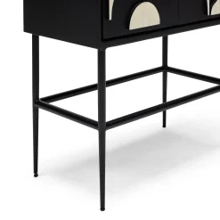 New Horgans Rives Bone Inlay Cabinet Black