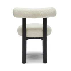Fashion Horgans Rossi Dining Chair Ivory Ivory Boucle