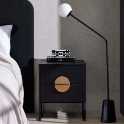 Sale Horgans Rune Floor Lamp Black & White