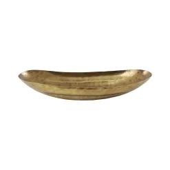 Hot Horgans Runi Long Dish Medium Antique Brass