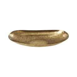 Hot Horgans Runi Long Dish Medium Antique Brass