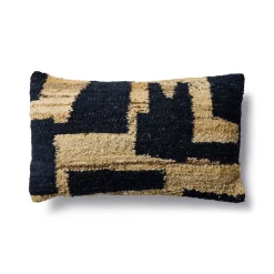 Fashion Horgans Russo Rectangle Cushion 35x60 Blue & Natural