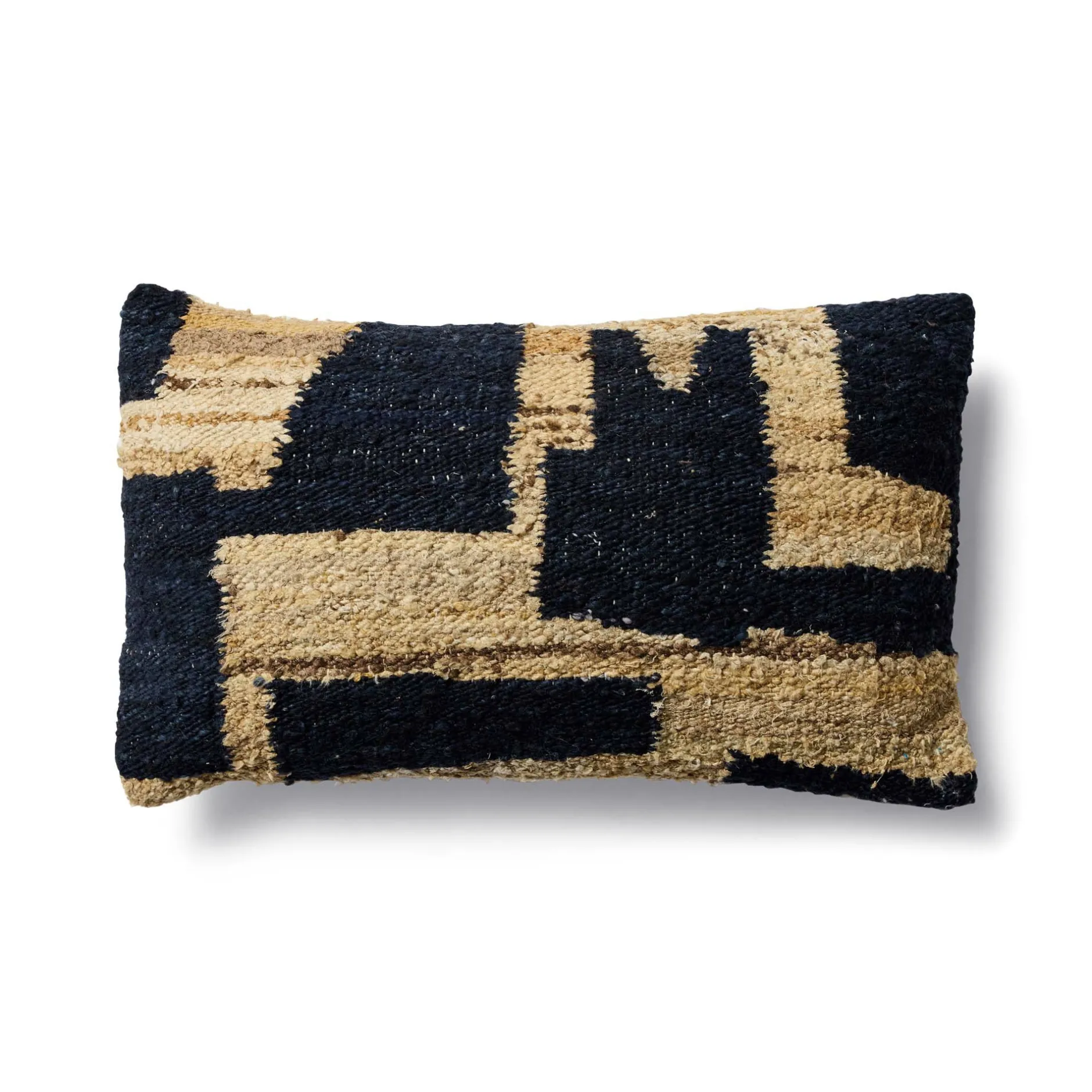 Fashion Horgans Russo Rectangle Cushion 35x60 Blue & Natural