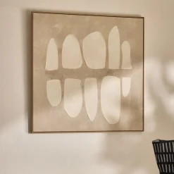 Online Horgans Sabe Framed Wall Art Cream & Natural