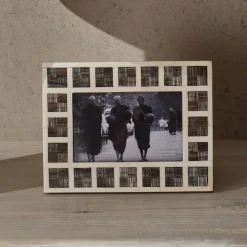 New Horgans Sagrina Photo Frame 4 x 6 Horn & Bone