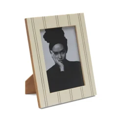 Discount Horgans Sami Photo Frame 5 x 7 Cream & Brass
