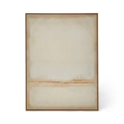Clearance Horgans Sander Framed Wall Art Set Cream & White