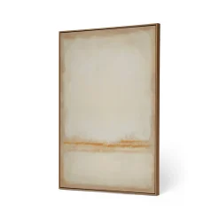 Clearance Horgans Sander Framed Wall Art Set Cream & White
