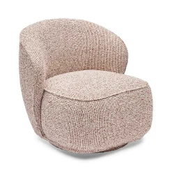 Clearance Horgans Saskia Swivel Chair Terracotta